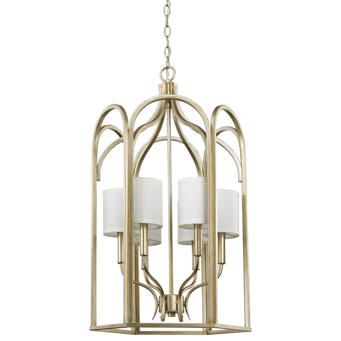 Acclaim Lighting IN11415WG Six Light Foyer Pendant, Washed Gold