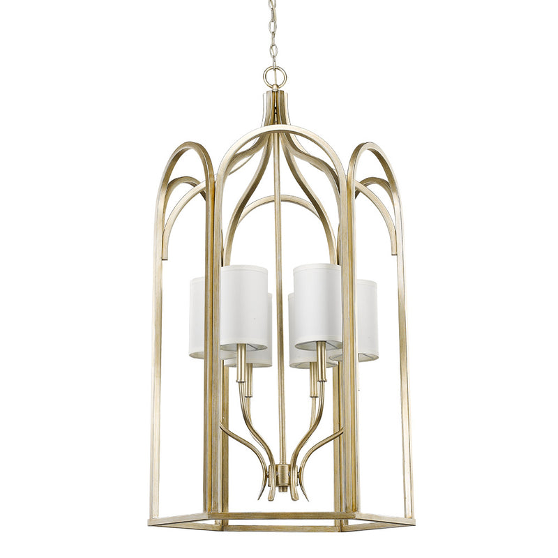 Acclaim Lighting IN11416WG Six Light Foyer Pendant, Washed Gold