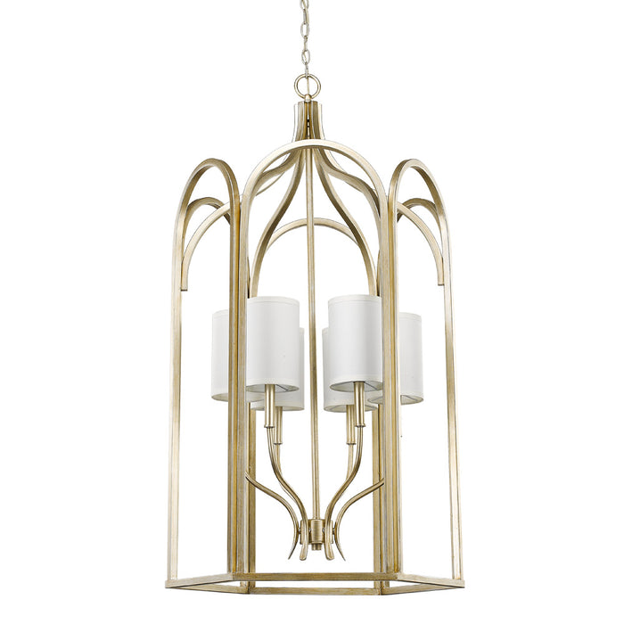 Acclaim Lighting IN11416WG Six Light Foyer Pendant, Washed Gold