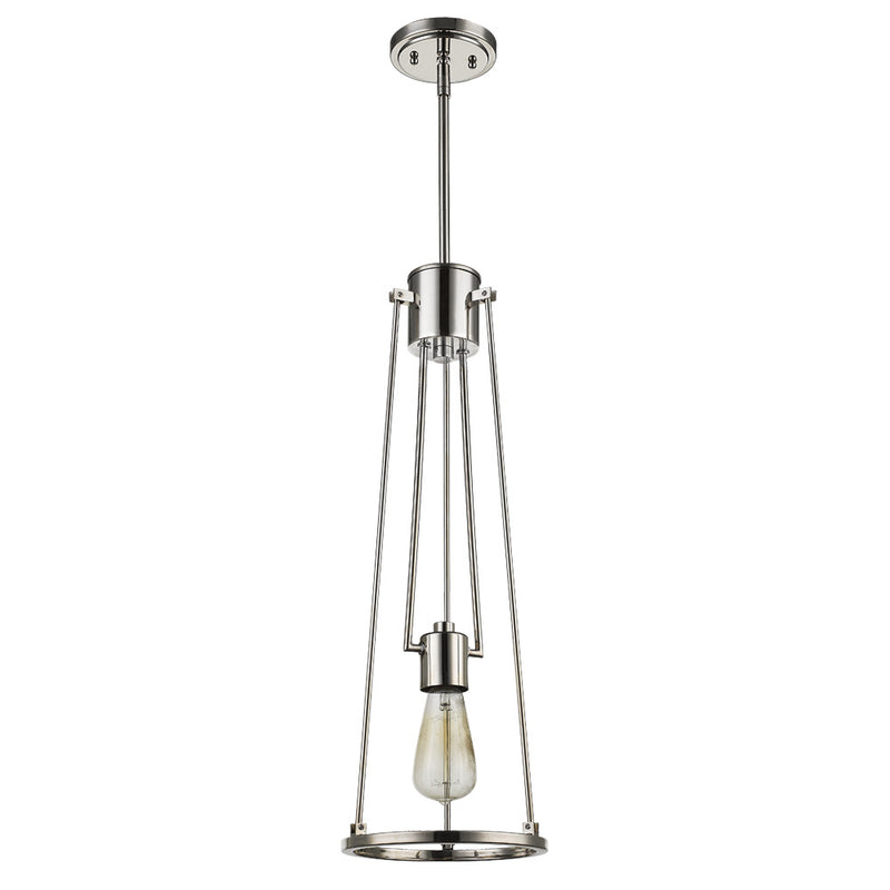 Acclaim Lighting IN21204PN One Light Pendant, Polished Nickel