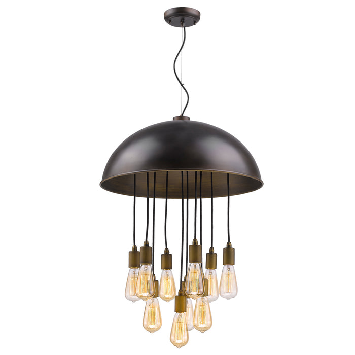 Acclaim Lighting IN31215ORB Ten Light Pendant, Oil Rubbed Bronze