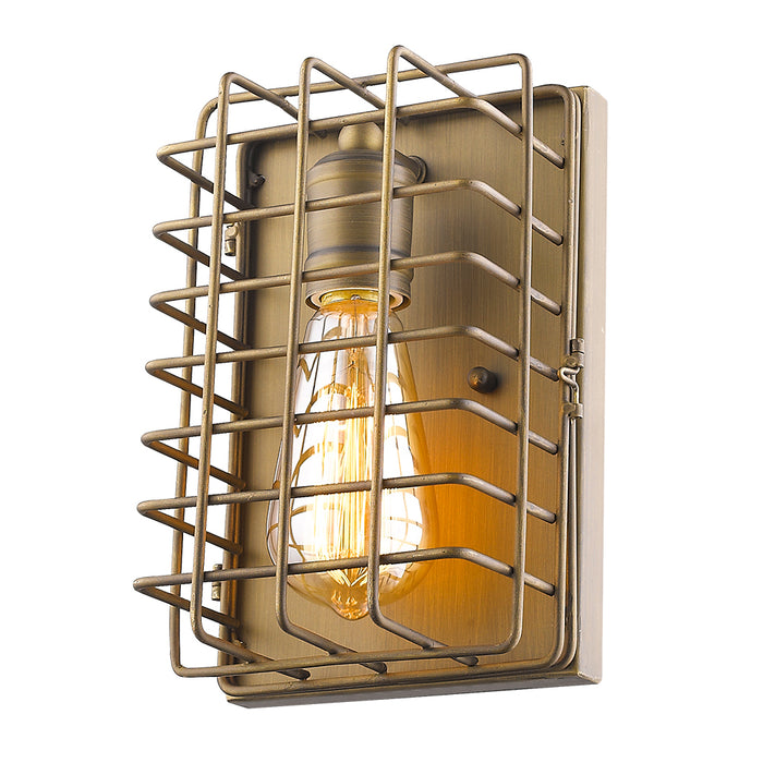 Acclaim Lighting IN41333RB One Light Wall Sconce, Raw Brass