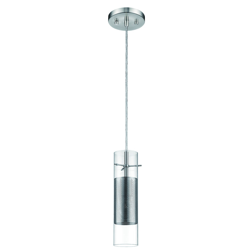 Acclaim Lighting TP4386 One Light Pendant, Brushed Nickel