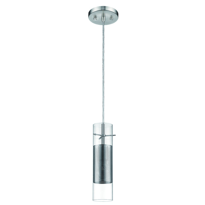 Acclaim Lighting TP4386 One Light Pendant, Brushed Nickel