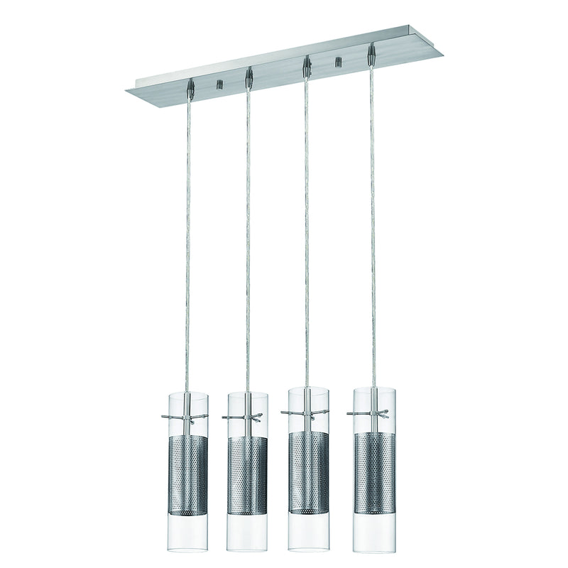 Acclaim Lighting TP4389 Four Light Pendant, Brushed Nickel