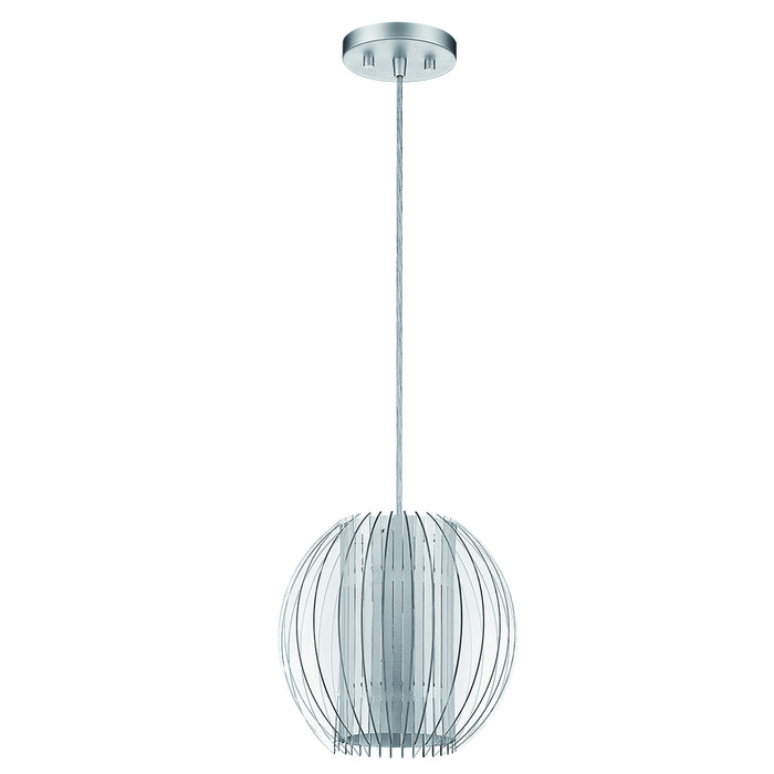 Acclaim Lighting TP6300-1 One Light Pendant, Metallic Silver