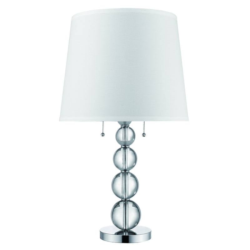 Acclaim Lighting TT5800 Two Light Table Lamp, Polished Chrome