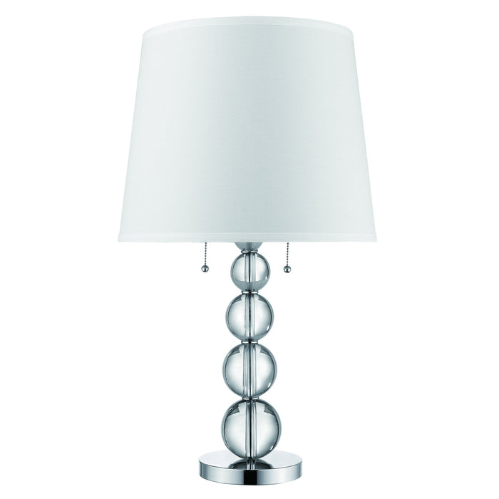 Acclaim Lighting TT5800 Two Light Table Lamp, Polished Chrome