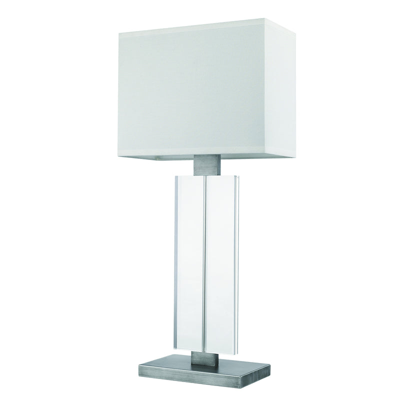 Acclaim Lighting TT7702-66 One Light Table Lamp, Hand Painted Weathered Pewter