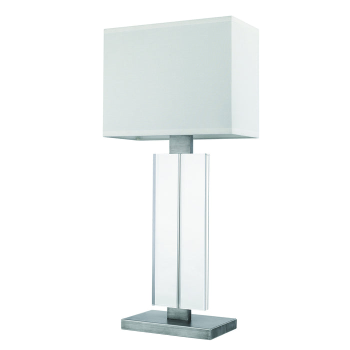 Acclaim Lighting TT7702-66 One Light Table Lamp, Hand Painted Weathered Pewter