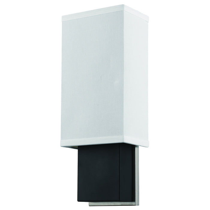 Acclaim Lighting TW6600 One Light Wall Sconce, Espresso/ Polished Chrome