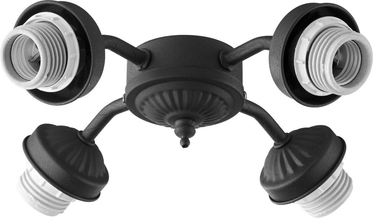 Quorum 2444-8069 LED Fan Light Kit, Textured Black