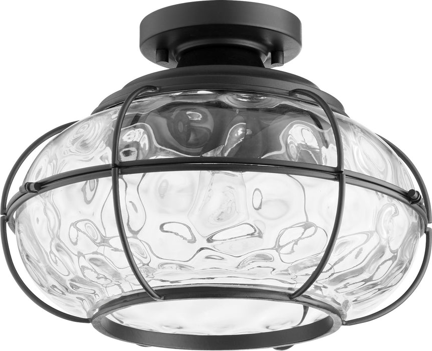 Quorum 3375-13-69 One Light Ceiling Mount, Textured Black
