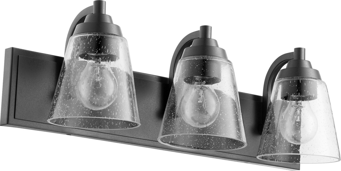 Quorum 518-3-69 Three Light Vanity, Textured Black