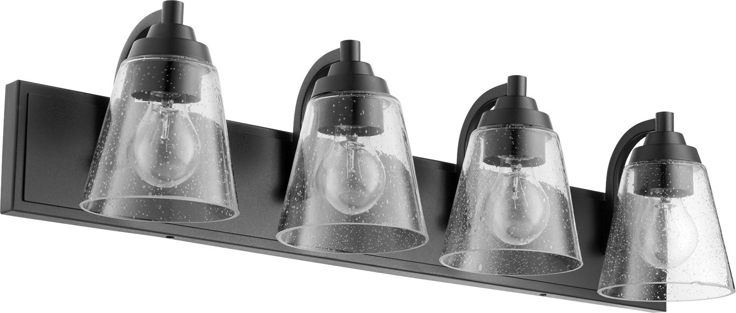 Quorum 518-4-69 Four Light Vanity, Textured Black