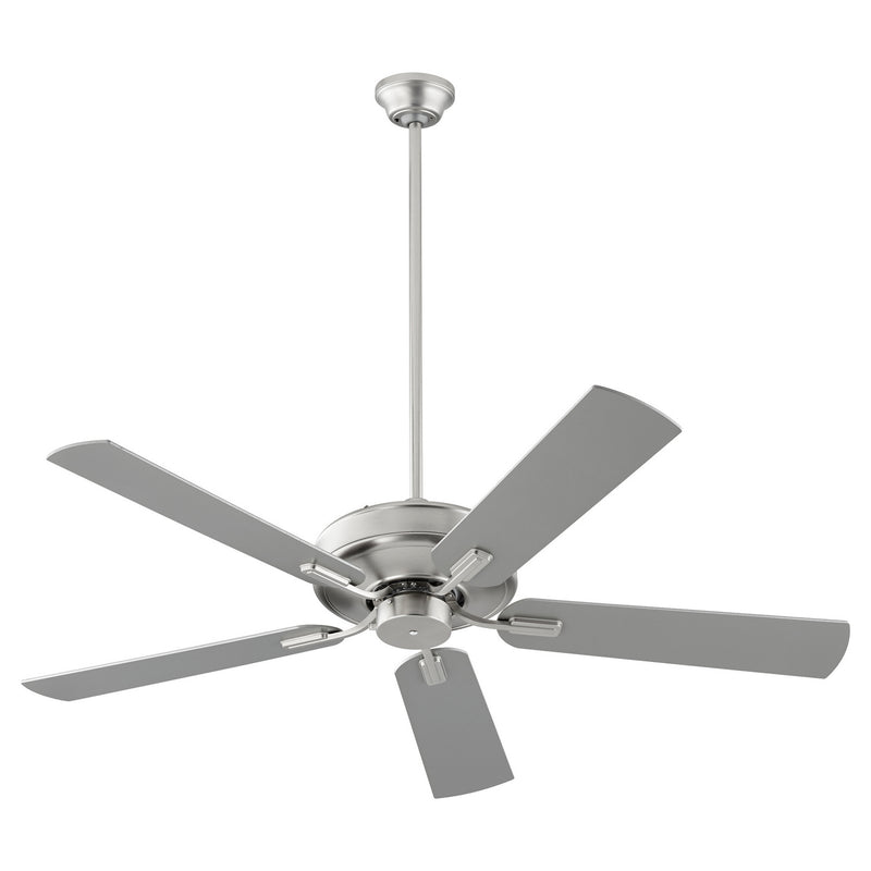 Quorum 54525-65 52" Ceiling Fan, Satin Nickel