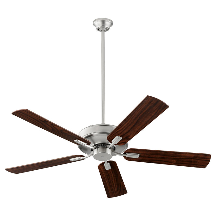 Quorum 54525-65 52" Ceiling Fan, Satin Nickel