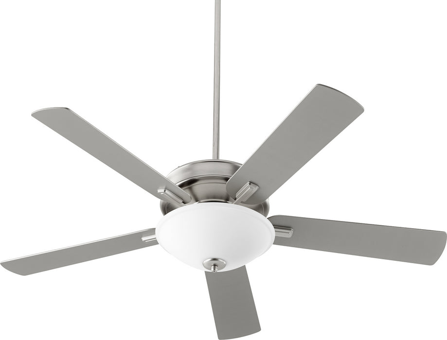 Quorum 54525-65 52" Ceiling Fan, Satin Nickel