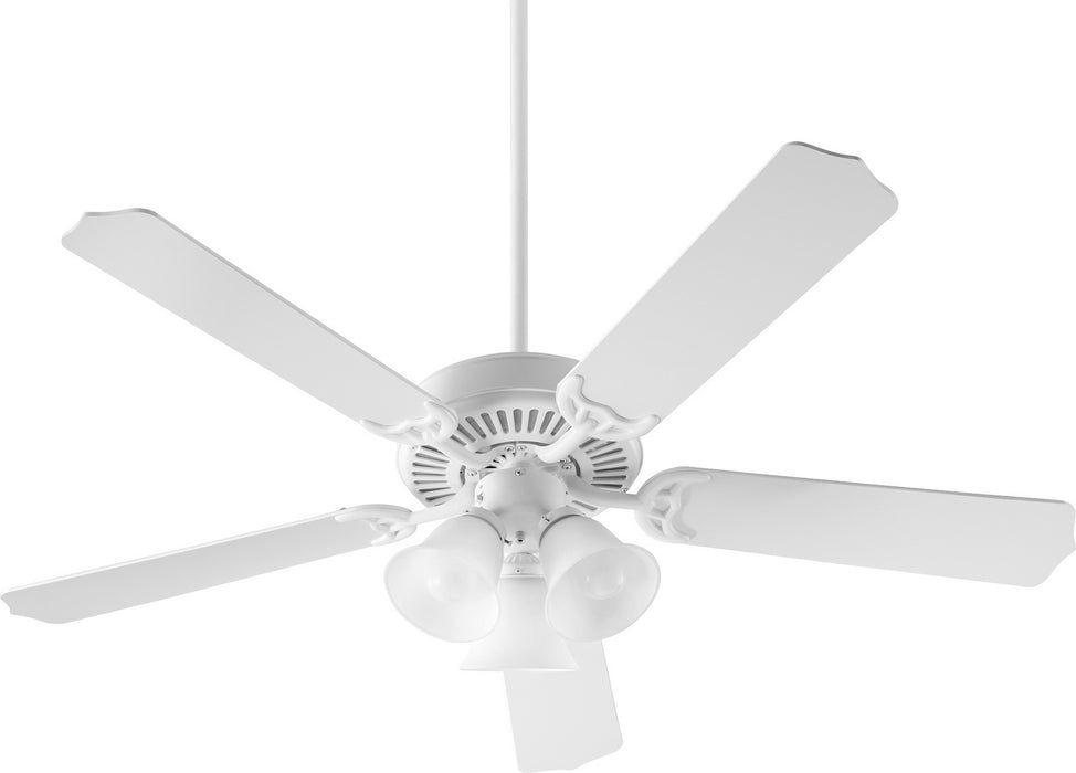 Quorum 7525-3008 52" Ceiling Fan, Studio White