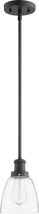 Quorum 878-169 One Light Pendant, Textured Black