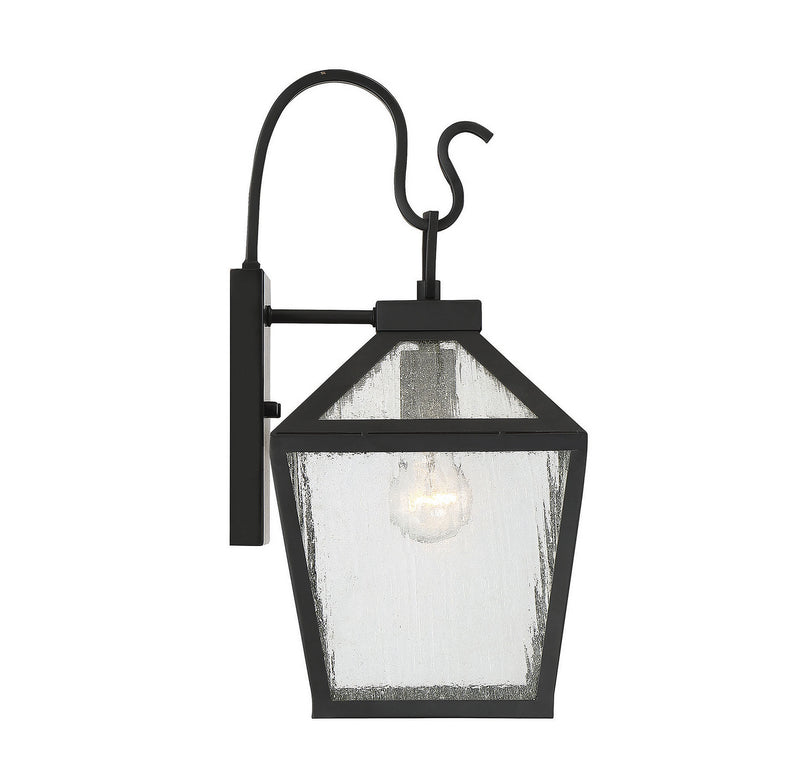 Savoy House 5-100-BK One Light Wall Mount, Black