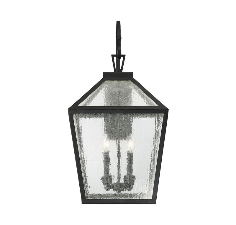 Savoy House 5-102-BK Four Light Outdoor Wall Lantern, Black
