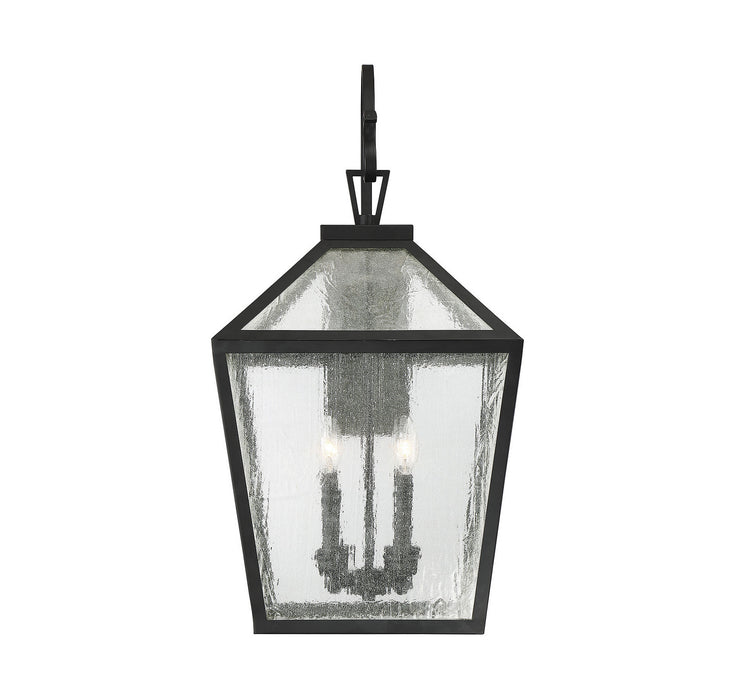 Savoy House 5-102-BK Four Light Outdoor Wall Lantern, Black