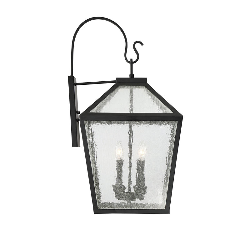 Savoy House 5-102-BK Four Light Outdoor Wall Lantern, Black