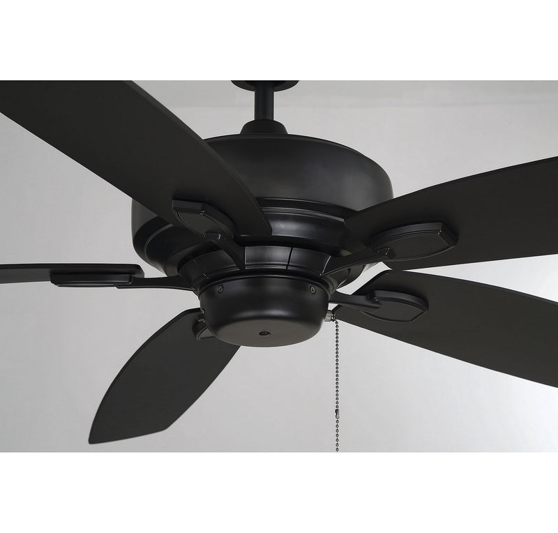 Meridian M2016MBK 52" Ceiling Fan, Matte Black