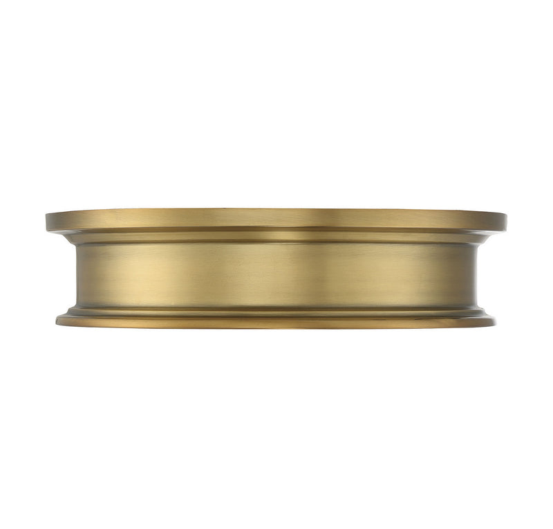 Savoy House 6-133-16-322 Three Light Flush Mount, Warm Brass