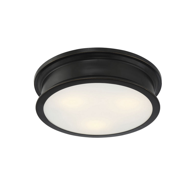 Savoy House 6-133-16-44 Three Light Flush Mount, Classice Bronze
