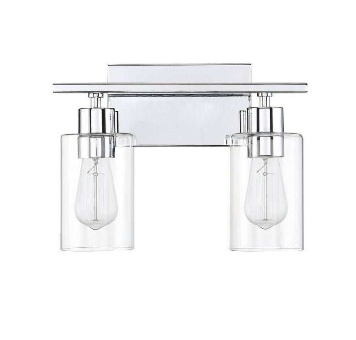 Savoy House 8-2149-2-11 Two Light Bath Bar, Polished Chrome