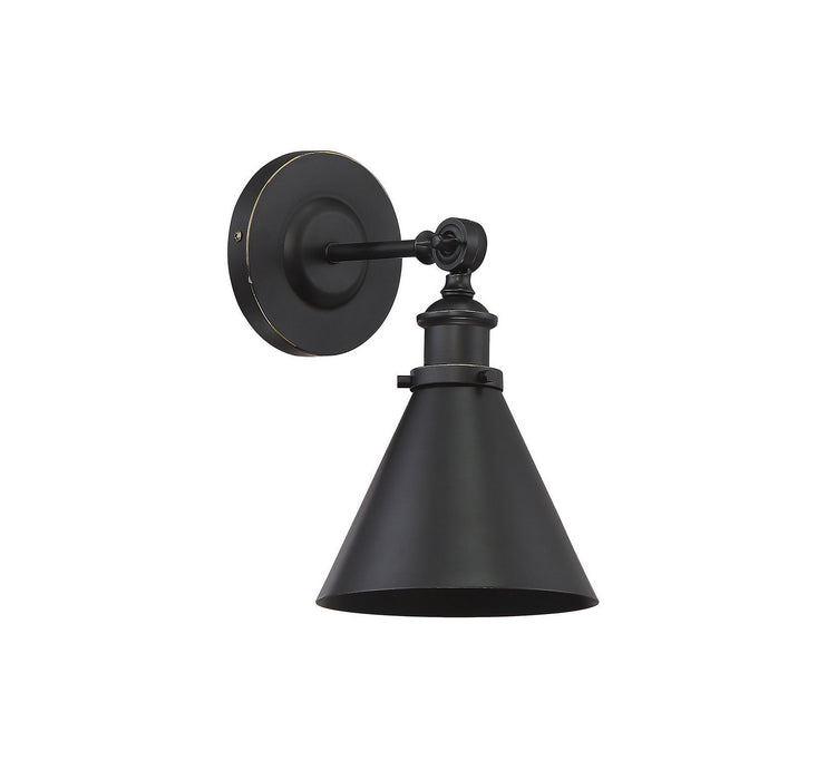 Savoy House 9-0901-1-44 One Light Wall Sconce, Classic Bronze
