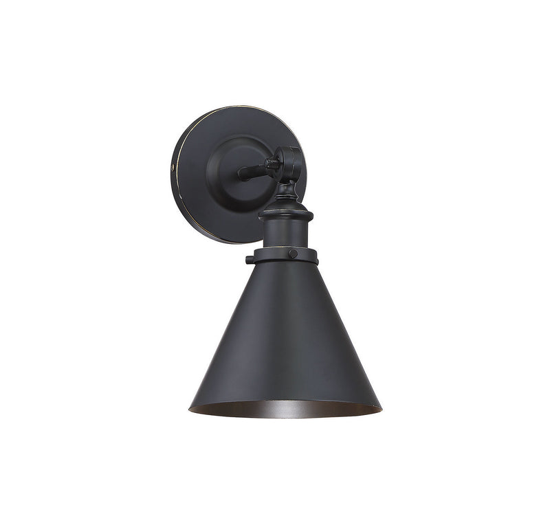 Savoy House 9-0901-1-44 One Light Wall Sconce, Classic Bronze