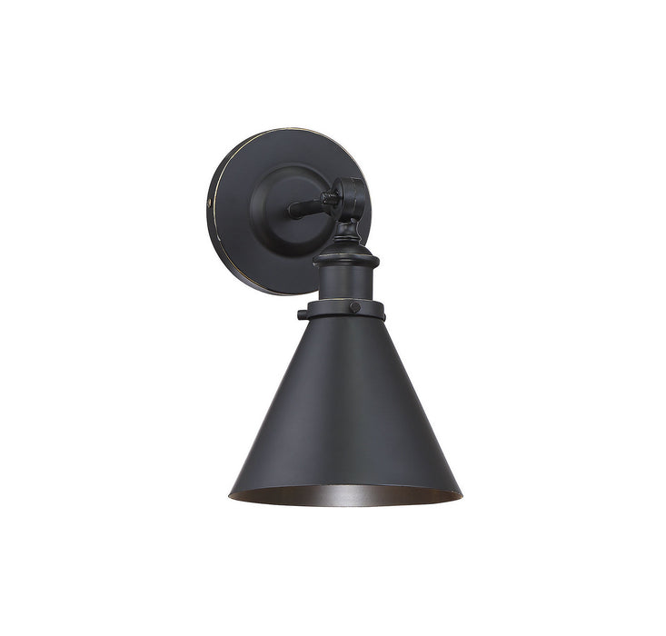 Savoy House 9-0901-1-44 One Light Wall Sconce, Classic Bronze