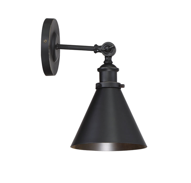 Savoy House 9-0901-1-44 One Light Wall Sconce, Classic Bronze