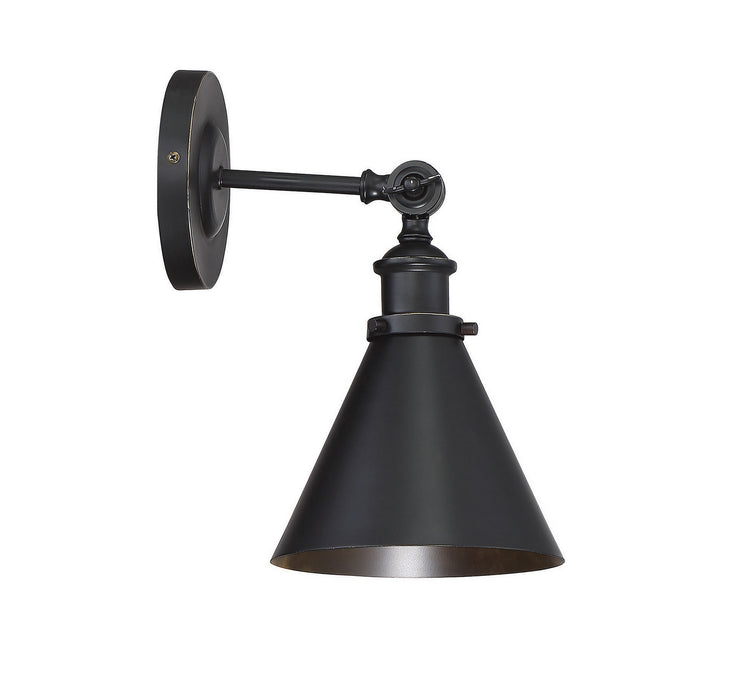Savoy House 9-0901-1-44 One Light Wall Sconce, Classic Bronze