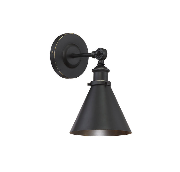 Savoy House 9-0901-1-44 One Light Wall Sconce, Classic Bronze