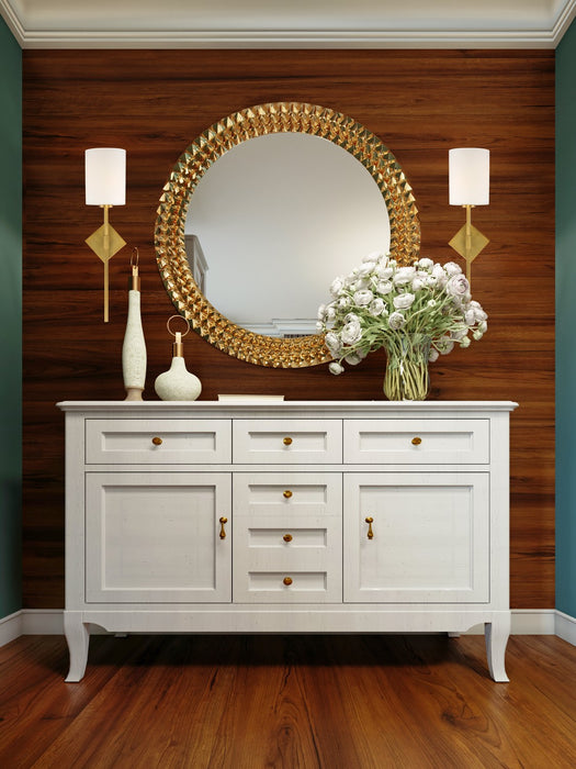 Savoy House 9-0902-1-322 One Light Wall Sconce, Warm Brass