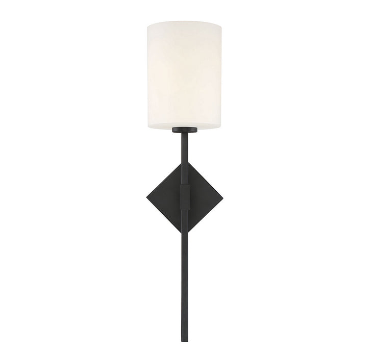 Savoy House 9-0902-1-89 One Light Wall Sconce, Matte Black