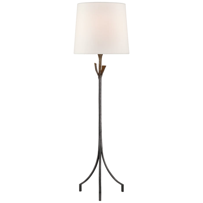 Visual Comfort Signature ARN 1080AI-L One Light Floor Lamp, Aged Iron