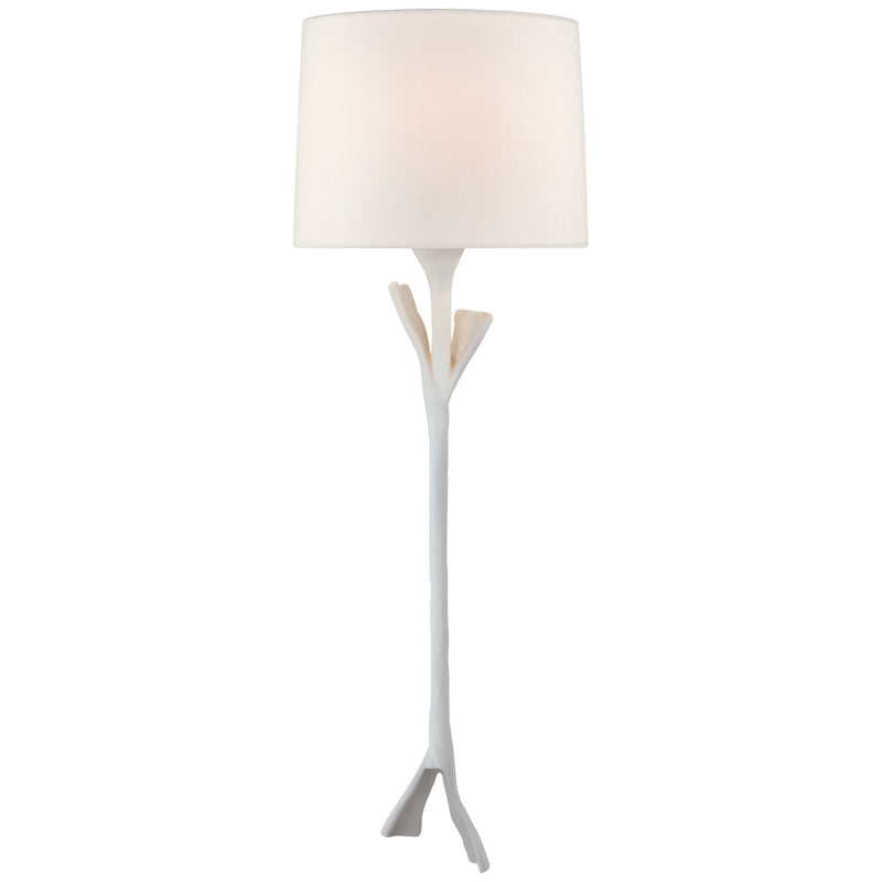 Visual Comfort Signature ARN 2080PW-L One Light Wall Sconce, Plaster White