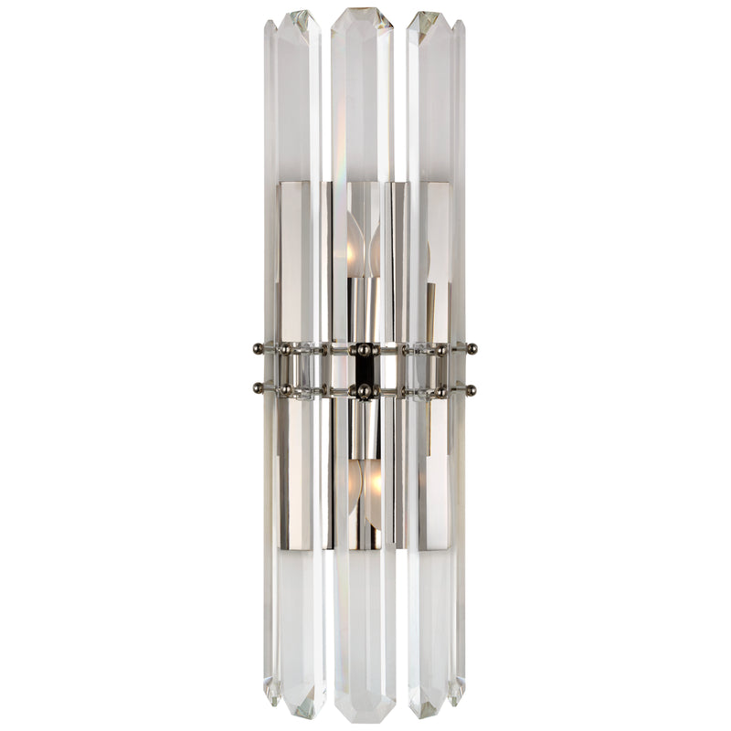 Visual Comfort Signature ARN 2125PN Two Light Wall Sconce, Polished Nickel
