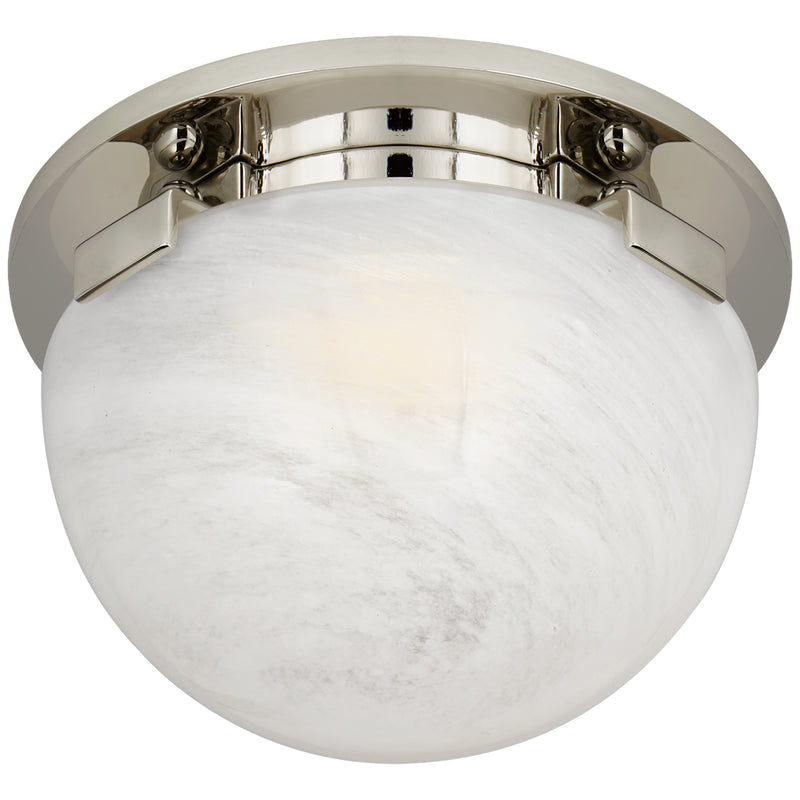 Visual Comfort Signature ARN 4007PN-WG LED Flush Mount, Polished Nickel