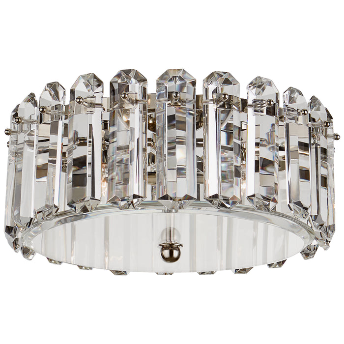 Visual Comfort Signature ARN 4125PN Four Light Flush Mount, Polished Nickel