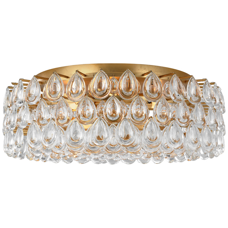 Visual Comfort Signature ARN 4172G-CG Six Light Flush Mount, Gild