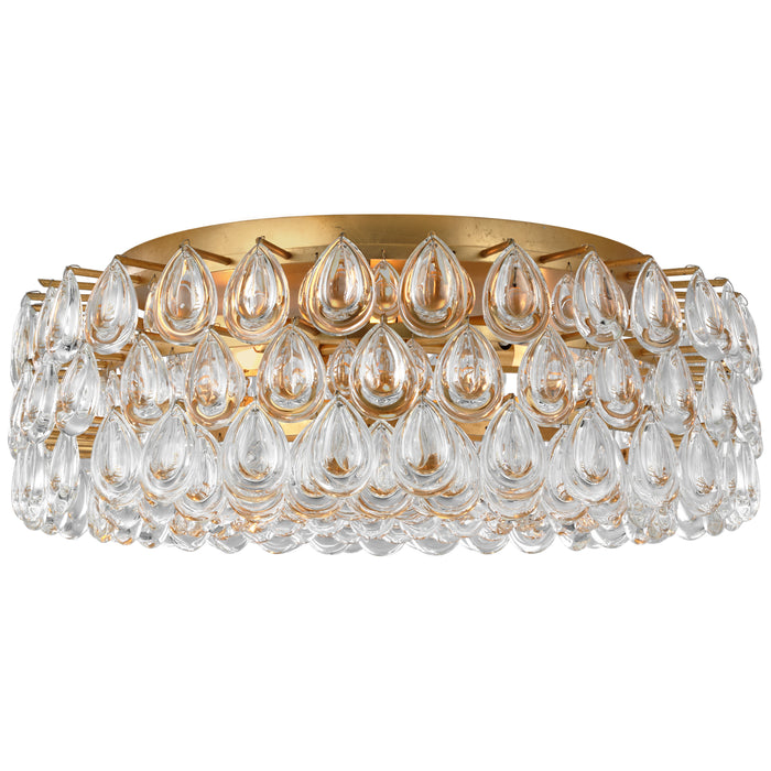 Visual Comfort Signature ARN 4172G-CG Six Light Flush Mount, Gild
