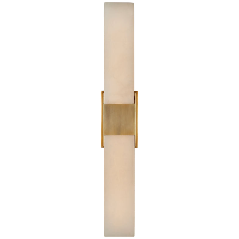 Visual Comfort Signature KW 2116AB-ALB LED Wall Sconce, Antique-Burnished Brass