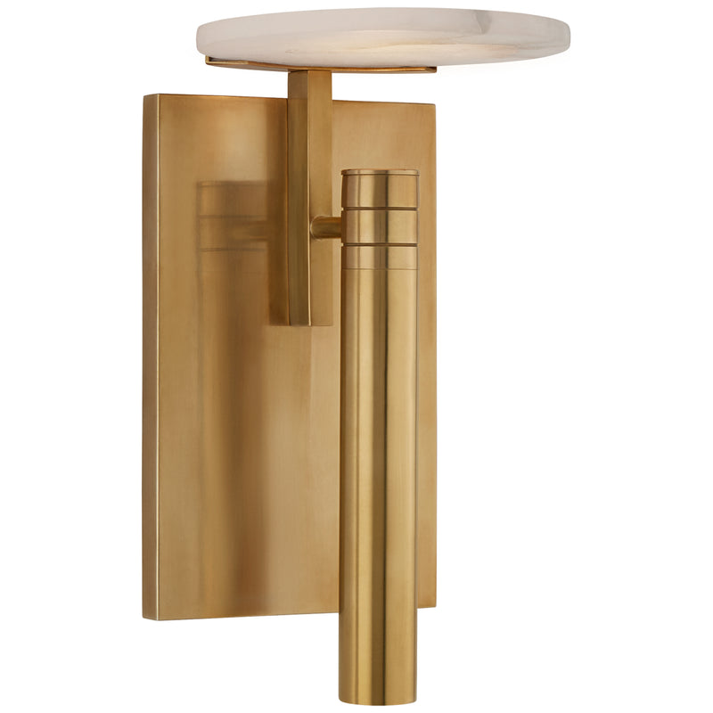 Visual Comfort Signature KW 2610AB-ALB LED Wall Sconce, Antique-Burnished Brass