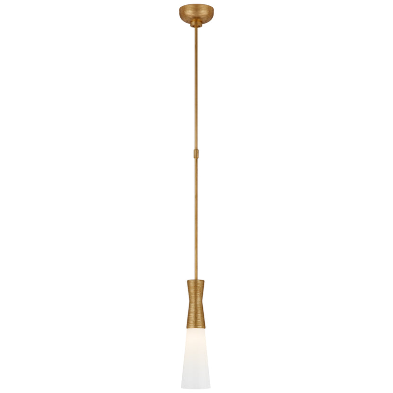 Visual Comfort Signature KW 5531G-WG One Light Pendant, Gild